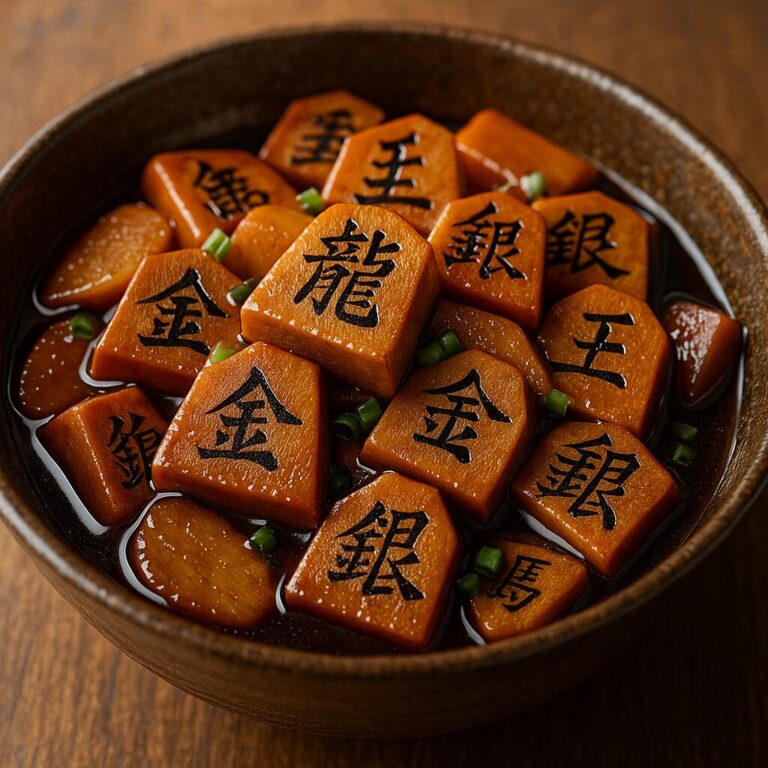 将棋の駒の絶品煮物
